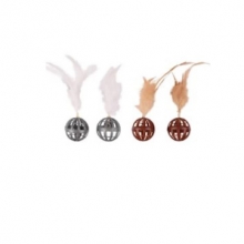 Flamingo Cat Toy Rainbow Balls με Φτερά