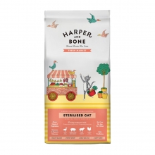 Harper and Bone Fresh Market Dry Food Grain-Free for Adult Sterilized Cats with Lamb Turkey Pork 500gr