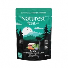 Naturest Pouch Feast Adult Pure Duck, Broccoli and Rice 150gr