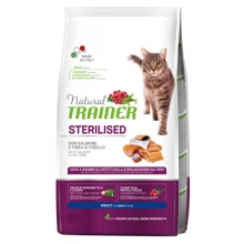 Trainer Natural Sterilized Cat Σολομός 500gr
