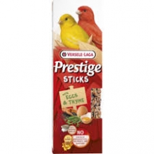 Versele Laga Sticks Budgies Prestige Eggs and Thyme Pack 2x30gr