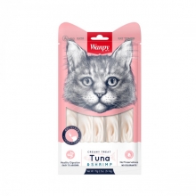 Wanpy Bites Cat Treats Pouch TunaκαιShrimp