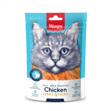 Wanpy Soft Chicken Jerky Strips 80gr