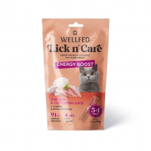 Wellfed Lick and Care Energy Boost Chicken and Cuttlefish Juice