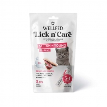 Wellfed Lick and Care Kitten - Young Delicate Duck (3 - 24Μ)