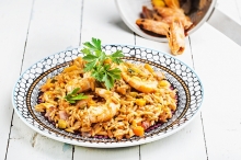 Γιουβέτσι με Γαρίδα Γάμπαρη