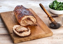 Πανσέτα Γεμιστή με Πατάτες Φούρνου