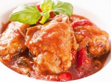 Φιλέτο Γαλοπούλας Κοκκινιστό