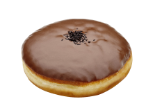 Donut με Γέμιση Σοκολάτα Stracciatella