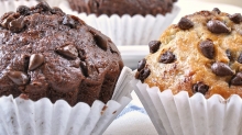 Muffin Σοκολάτας με Chocochips 180gr