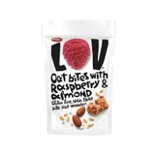 Pellito Lov Oat Bites Rasberry Almond 70gr
