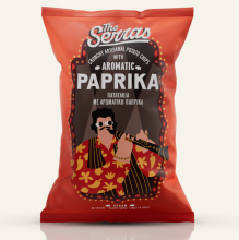 The Serras Πατατάκια Αρωματική Πάπρικα 120gr