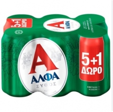 Άλφα 330ml (5+1 ΔΩΡΟ)