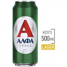 Μπύρα Άλφα Κουτί 500ml