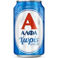 Μπύρα Άλφα Χωρίς Κουτί 330ml