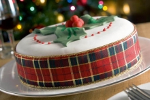 Κέικ Βασιλόπιτα με Επικάλυψη Λευκής Σοκολάτα (1800gr)