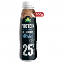 Arla Γάλα Πρωτεΐνης με Σοκολάτα 50% Λιγότερη Ζάχαρη 500ml