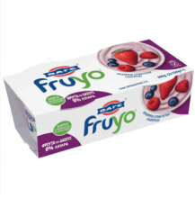 Fruyo Φάγε Γιαούρτι 0% Φρούτα του Δάσους 2x150gr