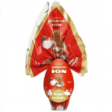 ION Πασχαλινό Αυγό Σοκολάτα Γάλακτος 150gr
