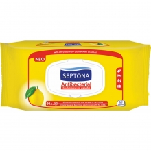 Septona Μαντηλάκια Refresh Λεμόνι 60τμχ