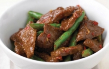 Κοκκινιστό Κρέας με Φασολάκια