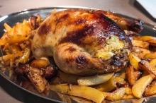 Κοτόπουλο Γεμιστό με Ρύζι