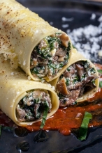 Κανελόνια με Φρέσκα Μανιτάρια