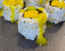 Mango Tempura (uramaki)