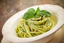 Λιγκουίνι Pollo Pesto