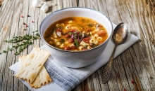 Σούπα Μινεστρόνε Κοτόπουλο