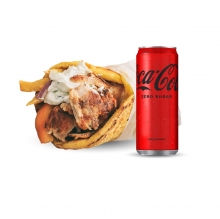 1 Πίτα Γίγας επιλογής + 1 Αναψυκτικό 330ml επιλογής