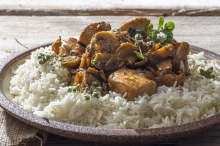 Κοτόπουλο Αλα Κρεμ με Ρύζι