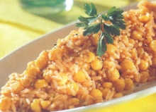 Ρεβύθια με Ρύζι