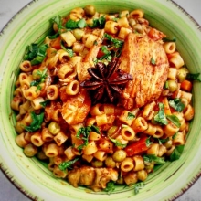 Κοτόπουλο με Κοφτό Μακαρονάκι