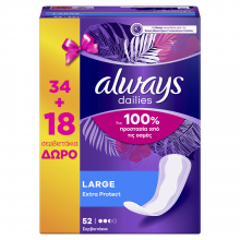 Always Dailies Large (34+18 Δώρο)
