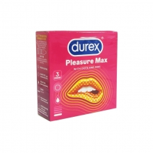 Durex Προφυλακτικά Pleasure Max (3τμχ)