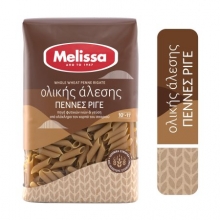 Melissa Πέννες Ριγέ Ολικής Άλεσης (500gr)