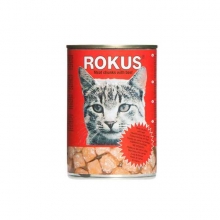 Rokus Κονσέρβα Γάτας Μοσχάρι (410gr)