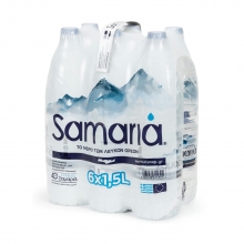 Νερά Σαμαριά 1.5lt (6άδα)