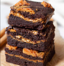 Caramel Espresso Brownie