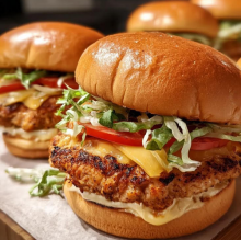 Chicken Smash Burger