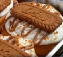 Cinnamon Roll με Κρέμα Speculoos και Μπισκότο
