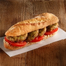 Sandwich με Μπιφτέκι Λαχανικών