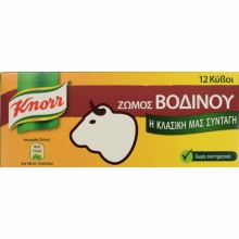 Knorr Ζωμός Βοδινό Κύβοι 120gr