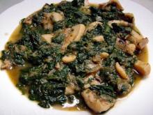 Σουπιές Με Πράσα Και Σπανάκι