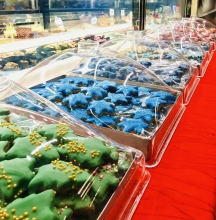 Χριστουγεννιάτικα Μπισκότα με Επικάλυψη Σοκολάτας (κιλό)