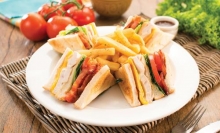 Club Sandwich Λαχανικών