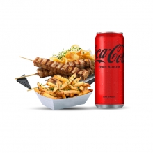 ΠΡΟΣΦΟΡΑ 01 : 3 Καλαμάκια επιλογής + 1 Μερίδα Πατάτες Τηγανητές + 1 Πίτα Κομμένη