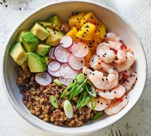 Poke Bowl Crispy Shrimp