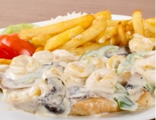 Μερίδα Κοτόπουλο Φιλέτο α λα Κρεμ